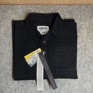 NWT | nununu Light Collar Shirt | Black